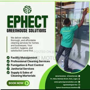 EPHECT GREENHOUSE Cleaning Services Is a Professional Cleaning Company