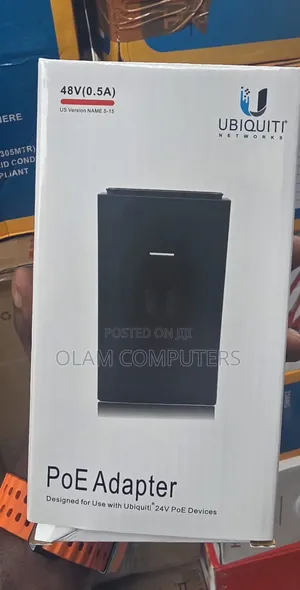 Ubiquiti 48v 0.5a Poe Standard Adapter