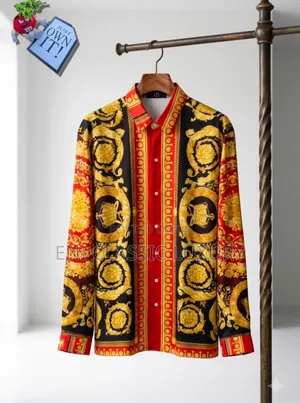 High Demand Luxury Men's Shirts Versace Best Quality Well Branded
