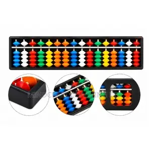 17 Columns Colorful Abacus Soroban Tool for Kids Mental Maths