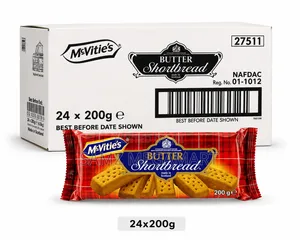 McVitie's Butter Shortbread Biscuits 24x200g