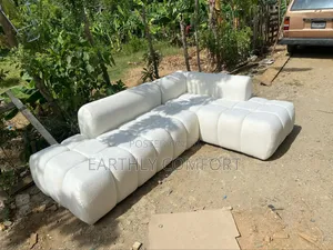 L Shape Sofa Set Bubble Sofa Set With Center Table Available on Order