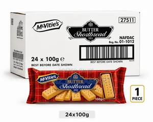 McVitie's Butter Shortbread Biscuits 24x100g