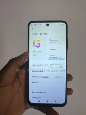 New Xiaomi Redmi Note 10 5G 128 GB Black