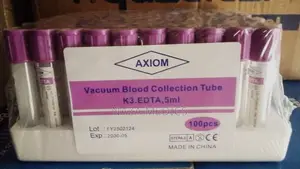 Vacuum Blood Collection Tube — EDTA (Anticoagulant) (Axiom UK)