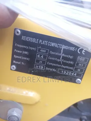 Reversible Plate Compactor