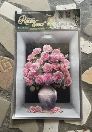 3D Floral Wall Stickers