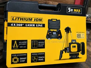5V Max Lithium-Ion 4x360° Laser Line Level Kit