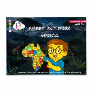 Bobby Explores Africa Coloring and Activity Book for Kids Age 7 Plus