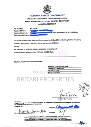 Hectares of Land With CofO in Karshi for Investors.