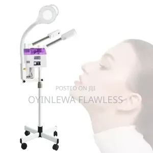 3 in 1 Hot Cold With 8X Magnifying Lamp Vapor Ozone Facial Steamer