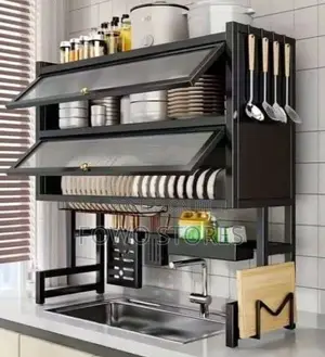 Double Layer Over the Sink Plate Rack