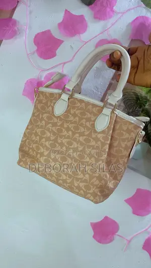 Elegant Monogram Top-Handle Hand Gag
