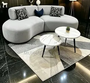 Modern Curved Sectional Sofa - Comfortable Seater