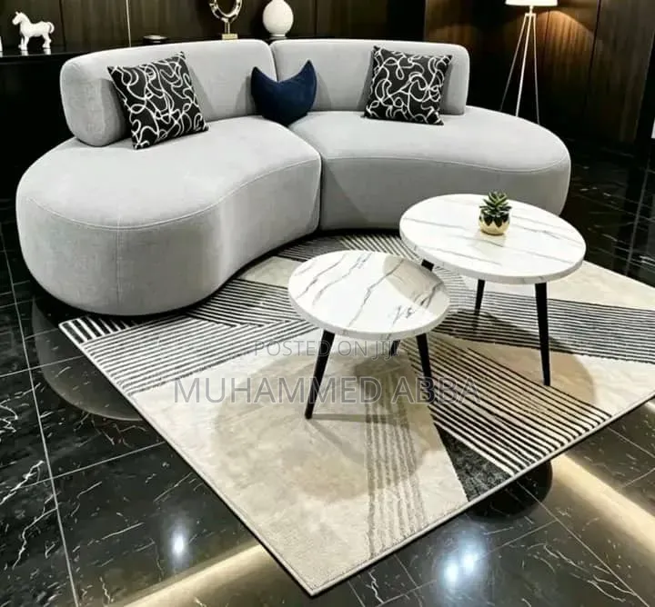 Modern Curved Sectional Sofa - Comfortable Seater