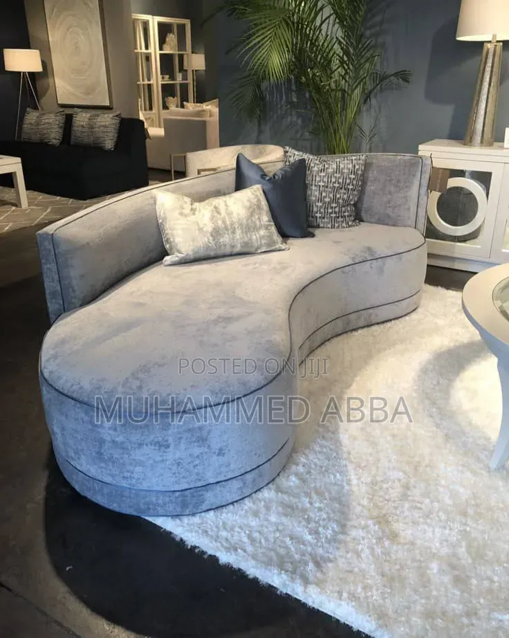 Modern Curved Sectional Sofa - Comfortable Seater