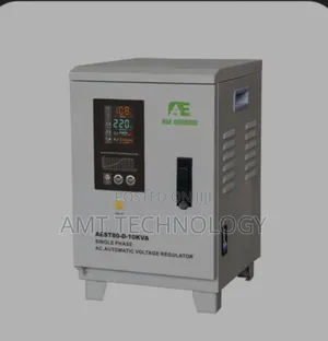A E Dunamis 10KVA Servo Voltage Stabilizer | Desktop (80v-260v)