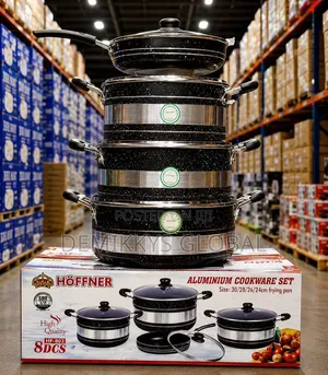 Hoffner 803- 8 Pieces Non-Stick Set