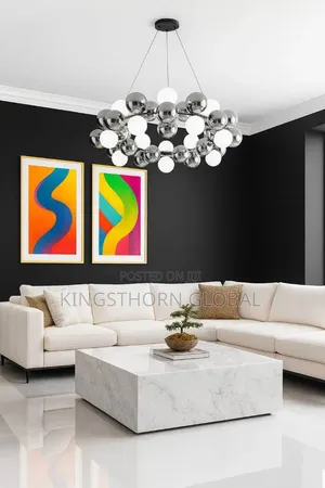 1000mm 42-Glass Modern Globe Chandelier With Free Bulbs