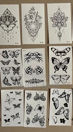 Waterproof Temporary Tattoo Stickers 3-5 Days | Divine Hub