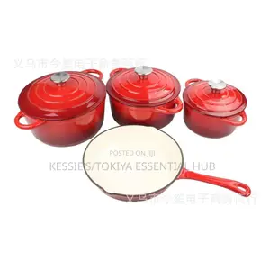 7pcs Cast Iron Pot