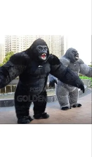 Inflatable Gorilla King Kong Costume Adult Mascot Dress Suit