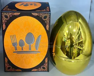 Egg Shape Cutlery Set 24pcs