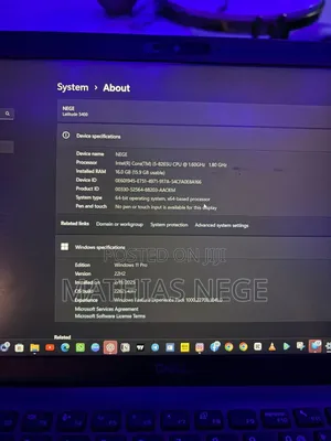 Laptop Dell Latitude 5400 16GB Intel Core i5 SSD 256GB