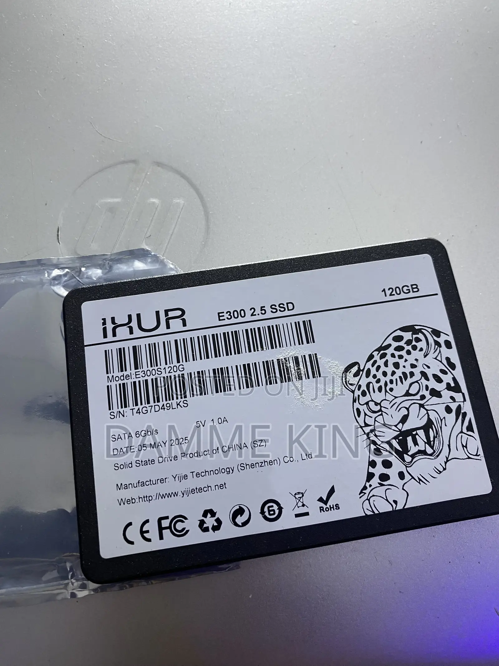 120GB Internal SSD SATA Fast Boot Storage