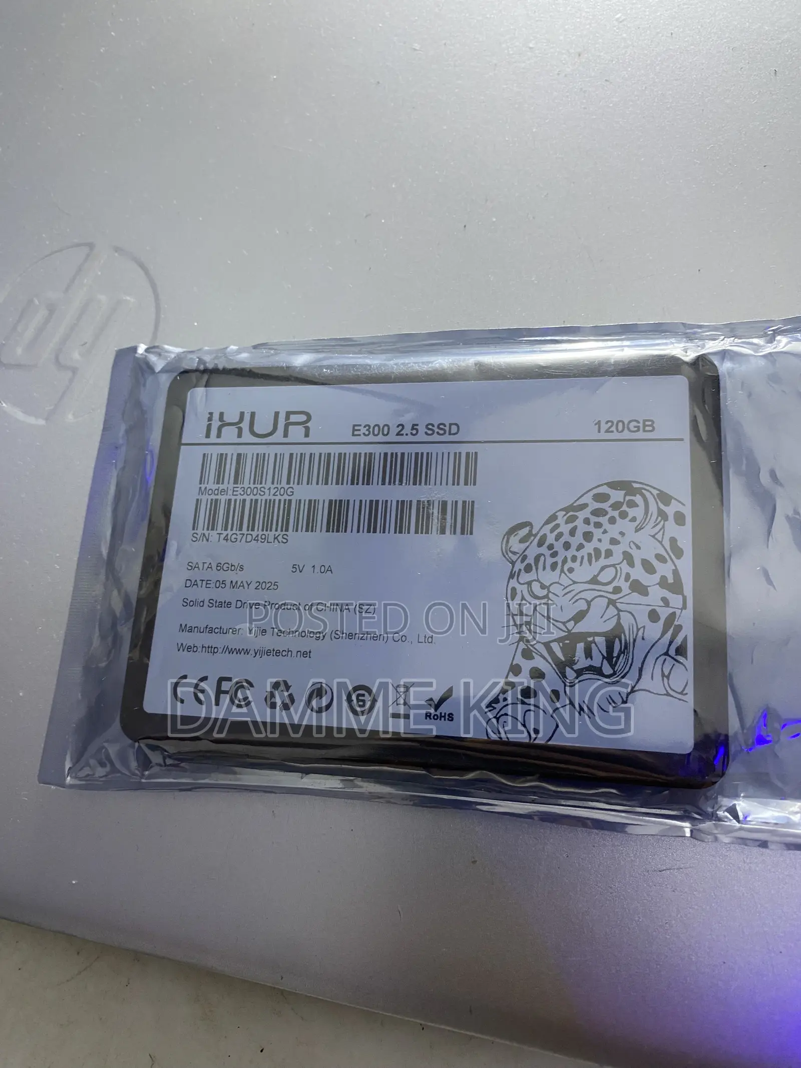 120GB Internal SSD SATA Fast Boot Storage
