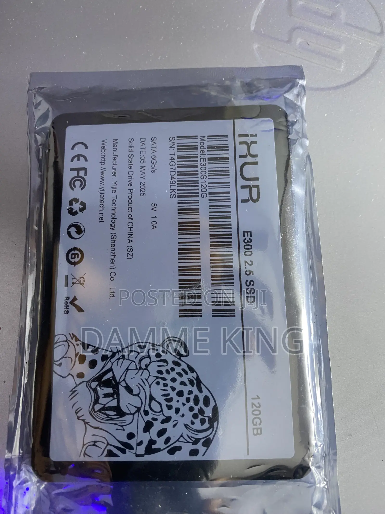 120GB Internal SSD SATA Fast Boot Storage