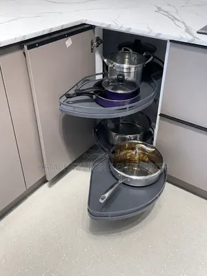 Cabinet Pull-Out Corner Pot Organizer