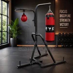 Punching Bag Stand With Speed Ball