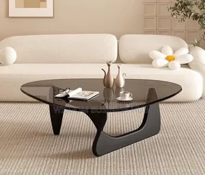 Modern Oval Glass Center Table