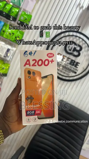 New Itel A200+ 64 GB Orange
