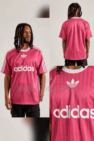 *Pink Adidas Adicolor Jersey Available in Store High Quality*