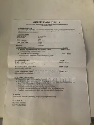 Farming Veterinary CV