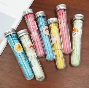 12pcs Travel Bottled Hand-Washing Test Tube Plastic Containers