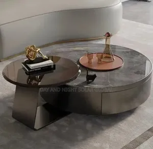 Luxurious Home Center Table(glass Top)1 Drawer