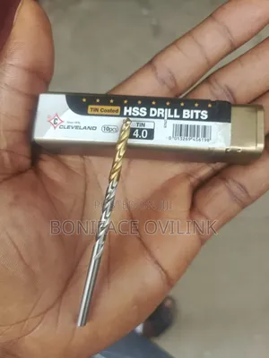 HSS TiN-Coated Titanium Nitride Drill Bit 4mm