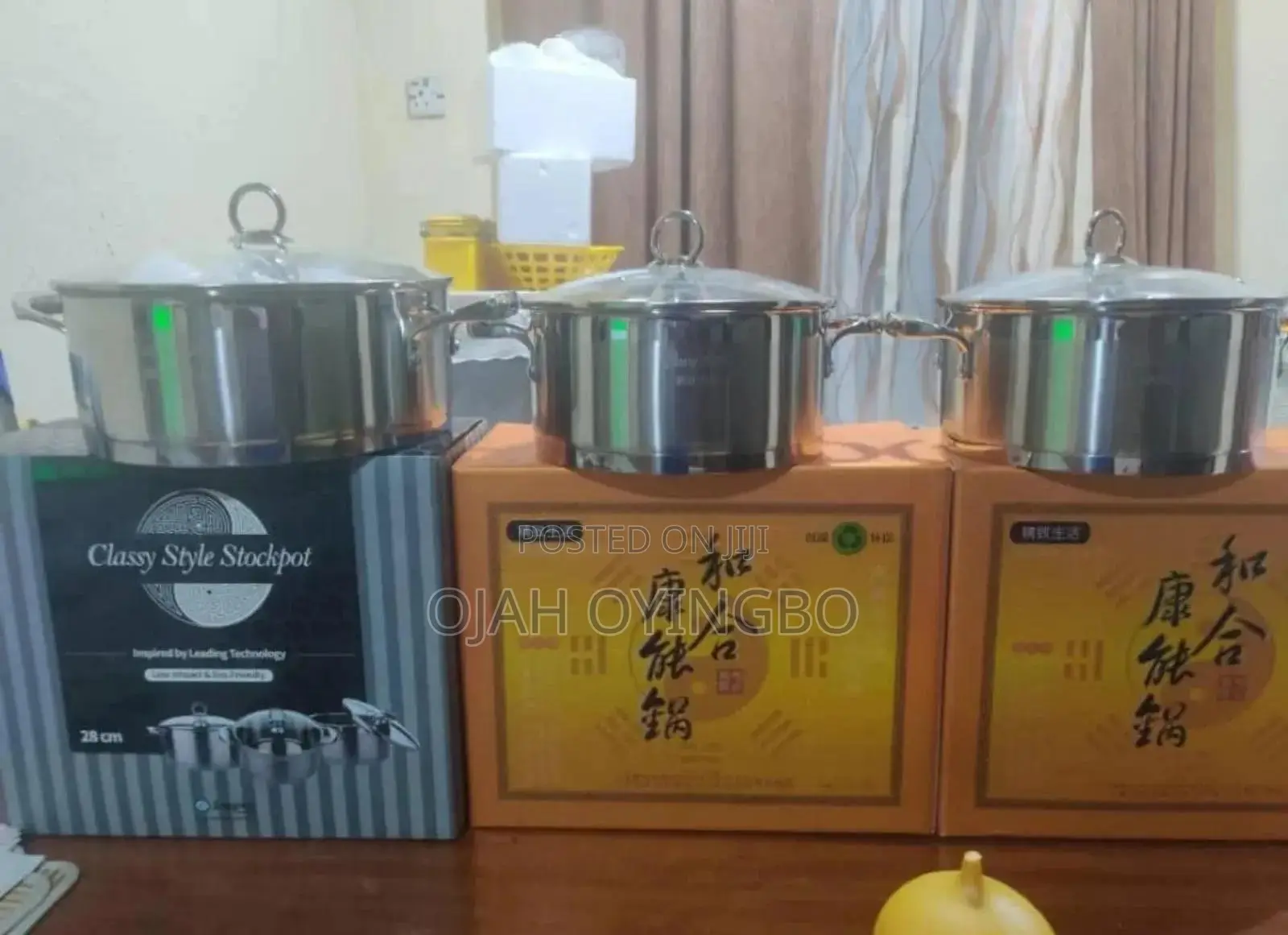 Longrich Stainless Steel Cooking Pot Set - Non-Rust Cookware
