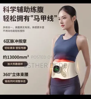 EMS Smart Pulse Fat Burning Slimming Waist Belt Abdominal Fitnes