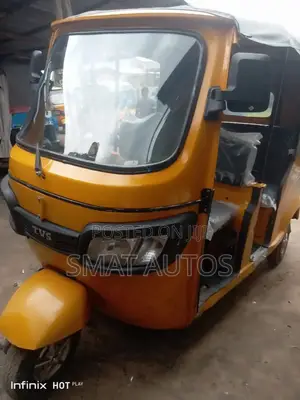 TVS King Deluxe Plus iTouch Start 2025 Yellow