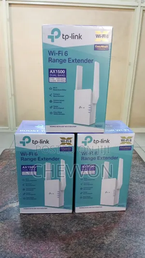 TPLINK WIFI 6 Range Extender AX1500 Dual BAND