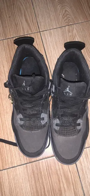 Jordan 4 Black and Grey