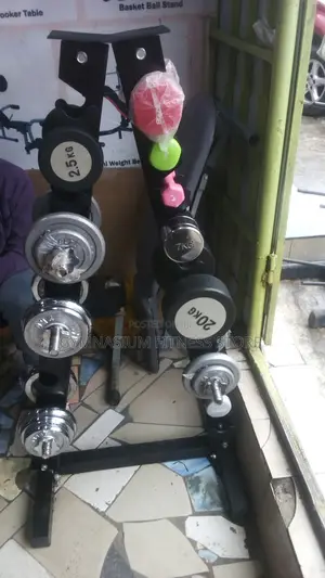 Dumbbell Rack Black Cue