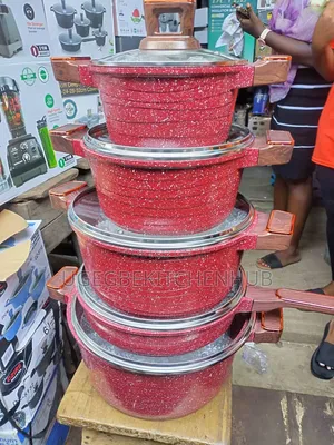 Five Set Granite Pot