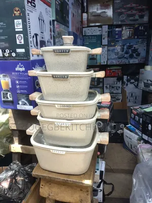 Five Set Granite Pot