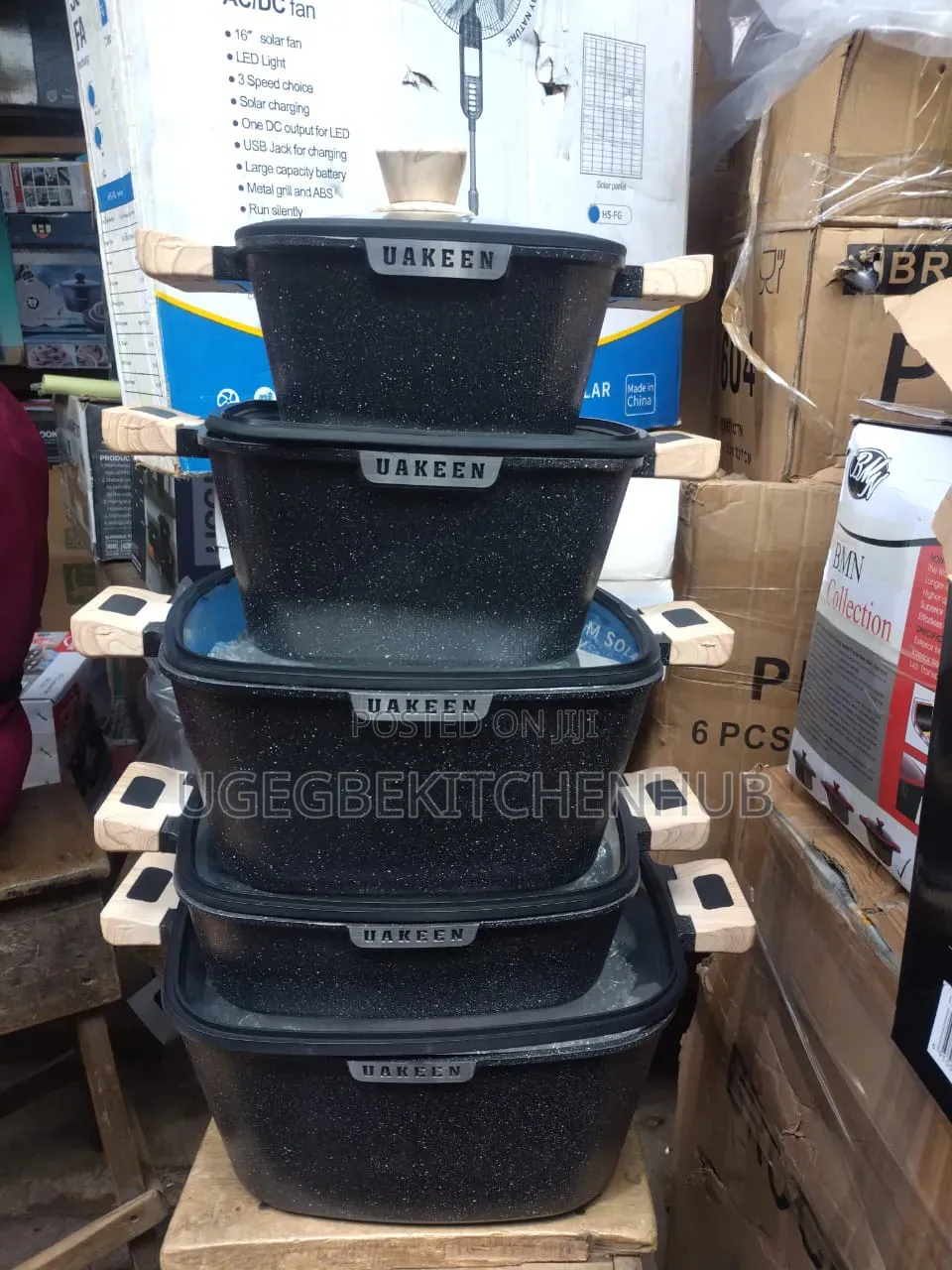 Five Set Granite Pot