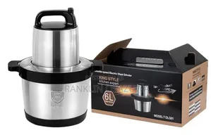 King Style 6L Electric Food Chopper Meat Grinder – Stainless Steel